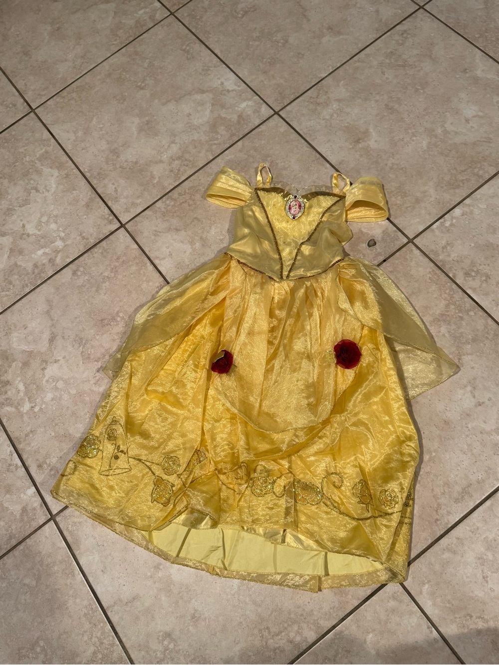 Disney Yellow Belle-Inspired Princess Costume